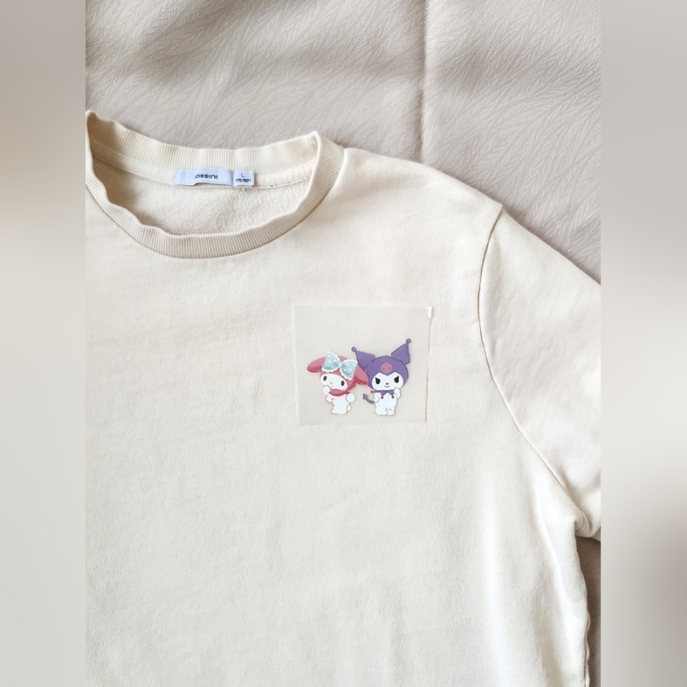 3/$18 Iron on Heat transfer Sanrio Kuromi Ny Melody pattern Small size